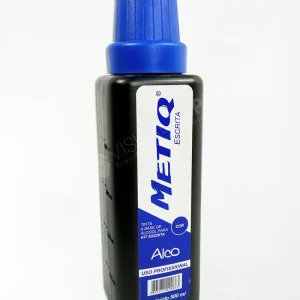 tinta alco 500ml azul para cartazista da Metiq