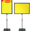 Pedestal Porta Cartaz A3 Metiq – TT 30/30 Moldura Preta Base PS