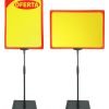Pedestal Porta Cartaz A3 – TT 30/25 Moldura Vermelha – 10un