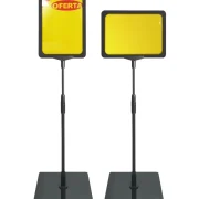 Pedestal Porta Cartaz A5 – TT 30/25 Moldura Preta