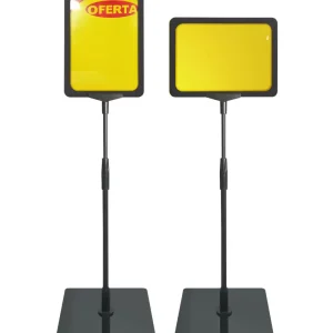 Pedestal Porta Cartaz A5 - TT 30/25 Moldura Preta