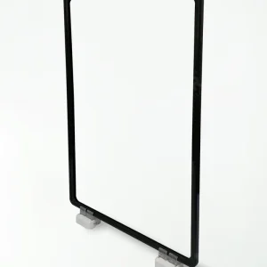 Display Base Magnética Branca p/ Folha A3 c/ 2 Fixadores - Moldura Preta