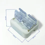 Display Base Magnética Branca p/ Folha A3 c/ 2 Fixadores – Moldura Preta
