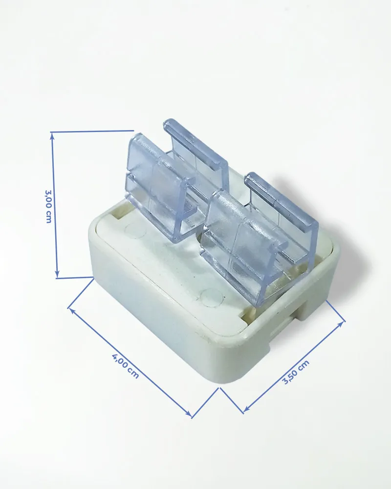 Display Base Magnética Branca p/ Folha A3 c/ 2 Fixadores – Moldura Preta