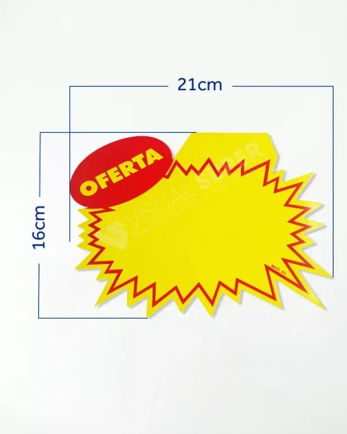 Cartaz Splash Oferta 22,5x16cm Mod. 03 – 100un