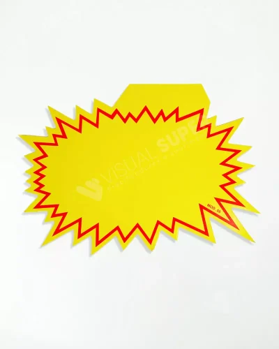 Cartaz Splash Neutro 22x16cm Mod. 06 – 100un