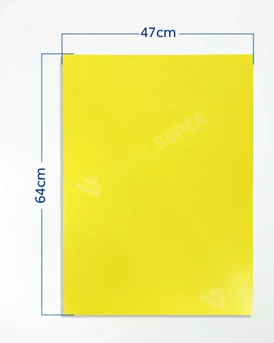Cartaz Amarelo Neutro 47x64cm Mod. 13 – 100un