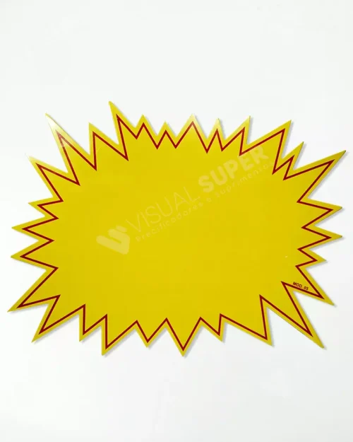 Cartaz Splash Neutro 27,5×20,5cm Mod. 05 – 100un
