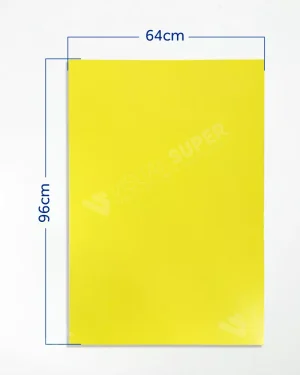 Cartaz Amarelo Neutro 64x96cm Mod. 12 – 100un