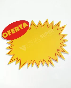 Cartaz Splash Oferta 13×10,5cm Mod. 14 – 100un