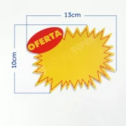 Cartaz Splash Oferta 13×10,5cm Mod. 14 – 100un