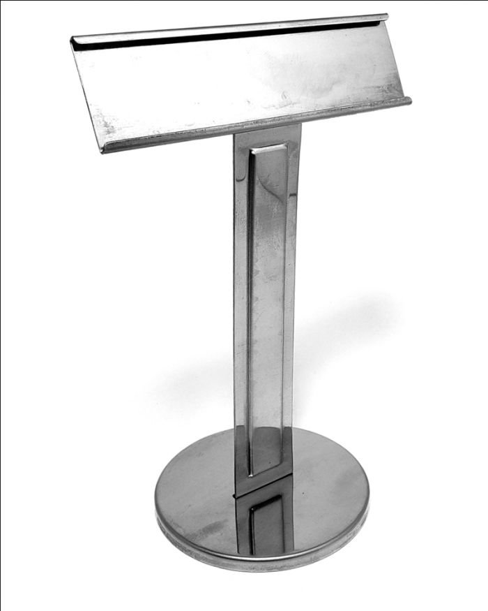 Display de Mesa em Inox 11x3x13cm – 334