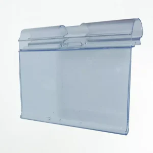 Porta-etiqueta em PVC 7,5x5cm para Gancheira - 50un