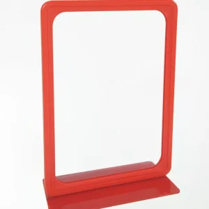 Display Base PS p/ Folha A5 - Moldura Vermelha