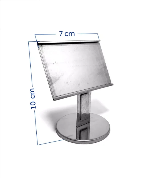 Display de Mesa em Inox 10x7x5cm – 278