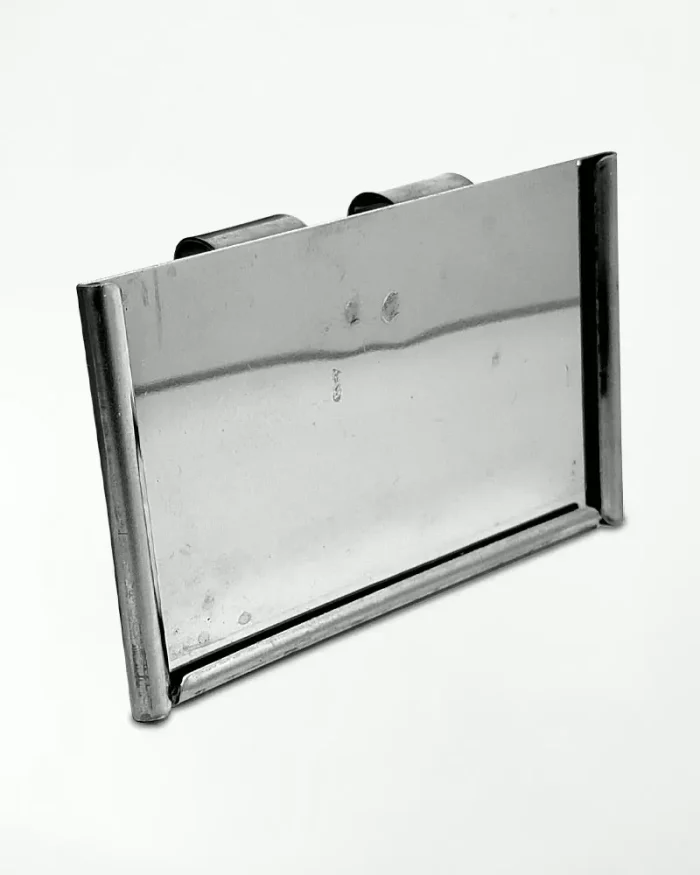 Display de Inox 7×4,5cm com Encaixe para Gancheira – 324 – 12un