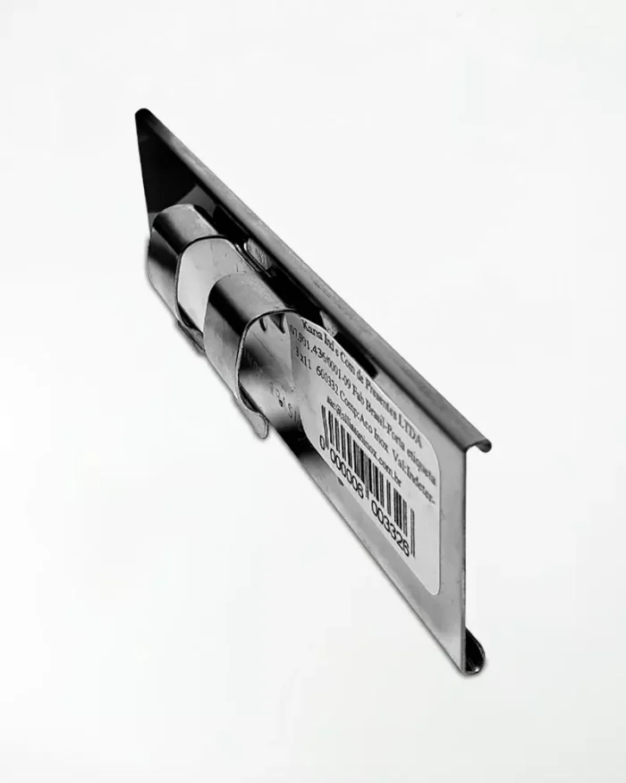 Display de Inox 11x3cm com Encaixe para Gancheira – 332 – 12un