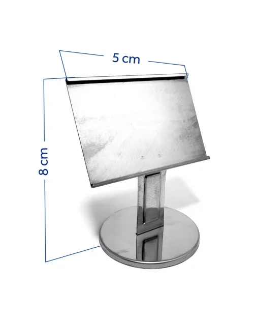 Display de Mesa em Inox 8x5x5cm – 274 – 12un