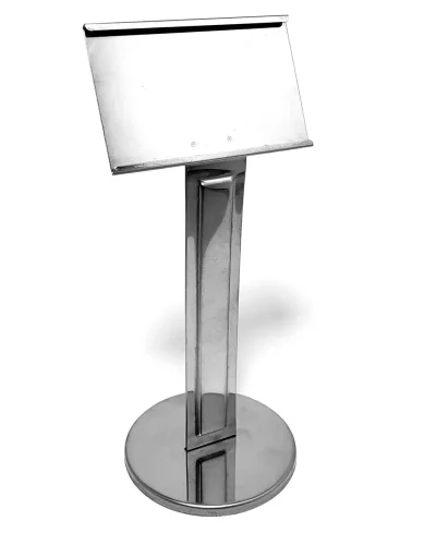 Display de Mesa em Inox 8x5x13cm – 275 – 12un