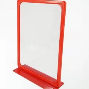 Display Base PS p/ Folha A4 - Moldura Vermelha
