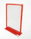 Display Base PS p/ Folha A4 – Moldura Vermelha