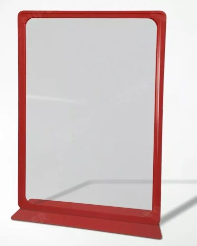 Display Base PS p/ Folha A3 – Moldura Vermelha