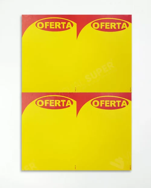 Cartaz Oferta Offset 120g A4 Serrilhado 4x A6 p/ Impressora – 100un