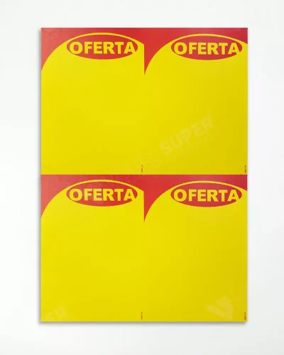Cartaz Oferta Offset 120g A4 Serrilhado 4x A6 p/ Impressora – 100un