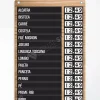 Painel Precificador em Acm 3mm IP – 47,5x80cm 14 Itens Removíveis c/ 4 ilhós