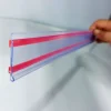 Perfil de Gôndola V065R Transparente 100×3,5cm c/ Fita Dupla Face