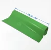 Rolo de polietileno verde 60cm de largura, material resistente e flexível para faixas e comunicação visual.