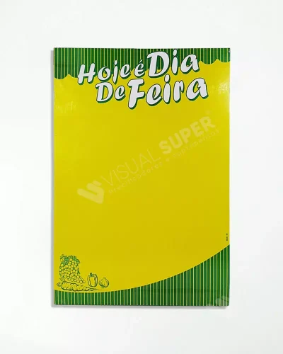 Cartaz Hoje é Dia de Feira 21x30cm Mod. 39 – 100un