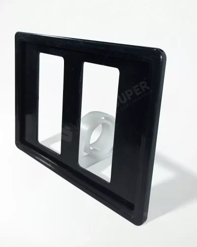 Precificador de Mesa p/ Cartaz 14x10cm Preta c/ Base Tipo Caracol – Multeight