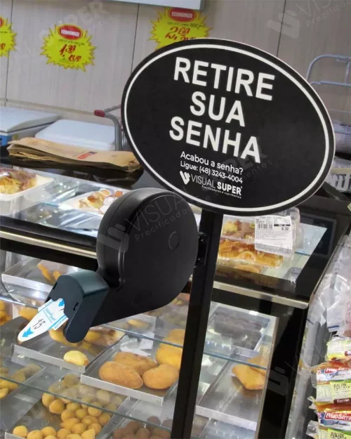 Distribuidor de Senhas – Preto