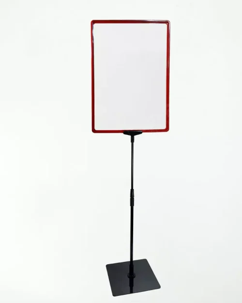 Pedestal Standard Para Cartaz A3 – TT 30/25 Moldura Vermelha