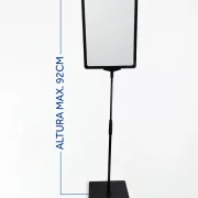 Pedestal Standard Para Cartaz A4 – TT 30/25 Moldura Preta