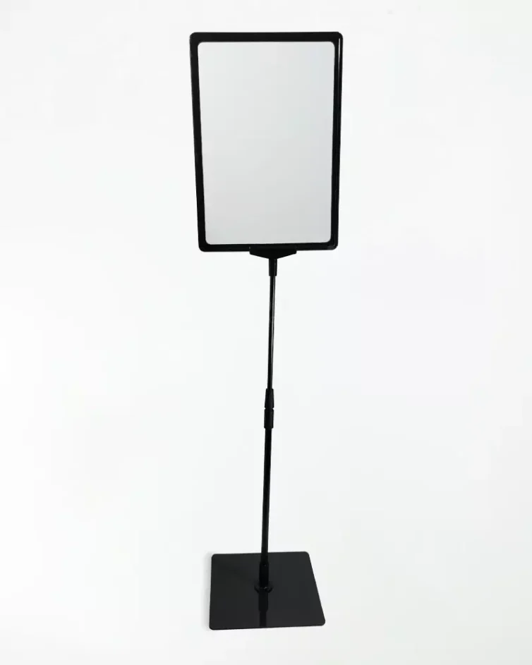 Pedestal Standard Para Cartaz A4 – TT 30/25 Moldura Preta – 10un