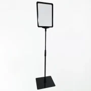 Pedestal Porta Cartaz A5 – TT 30/25 Moldura Preta – 10un