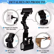 Porta-preço Articulado Robozinho Preto – 10un