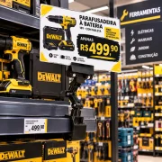 Porta-preço Articulado Robozinho Preto – 10un