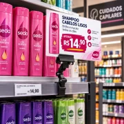 Porta-preço Articulado Robozinho Preto – 10un
