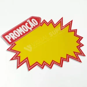 Cartaz Splash Promoção 26,5x19,5cm Mod. 80 - 100un