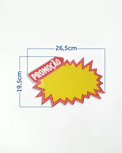 Cartaz Splash Promoção 26,5×19,5cm Mod. 80 – 100un
