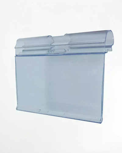 Porta-etiqueta em PVC 7,5x5cm p/ Gancheira