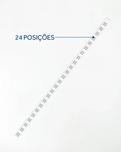 Fita Cross Clip Strip Branca 24 Posições – 50un