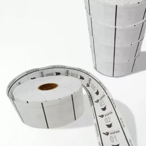 Rolo de Senhas p/ Atendimento 2 Dígitos Preto