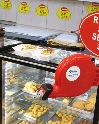 Rolo de Senhas p/ Atendimento 2 Dígitos Preto