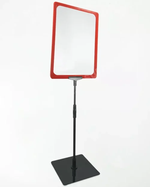 Pedestal Premium Para Cartaz A3 – TT 30/30 Moldura Vermelha