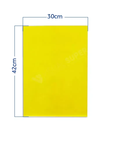 Cartaz Amarelo Neutro Offset 120g A3 p/ Impressora – 100un