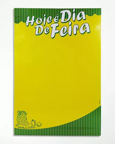 Cartaz Dia de Feira Offset 120g A4 p/ Impressora – 100un